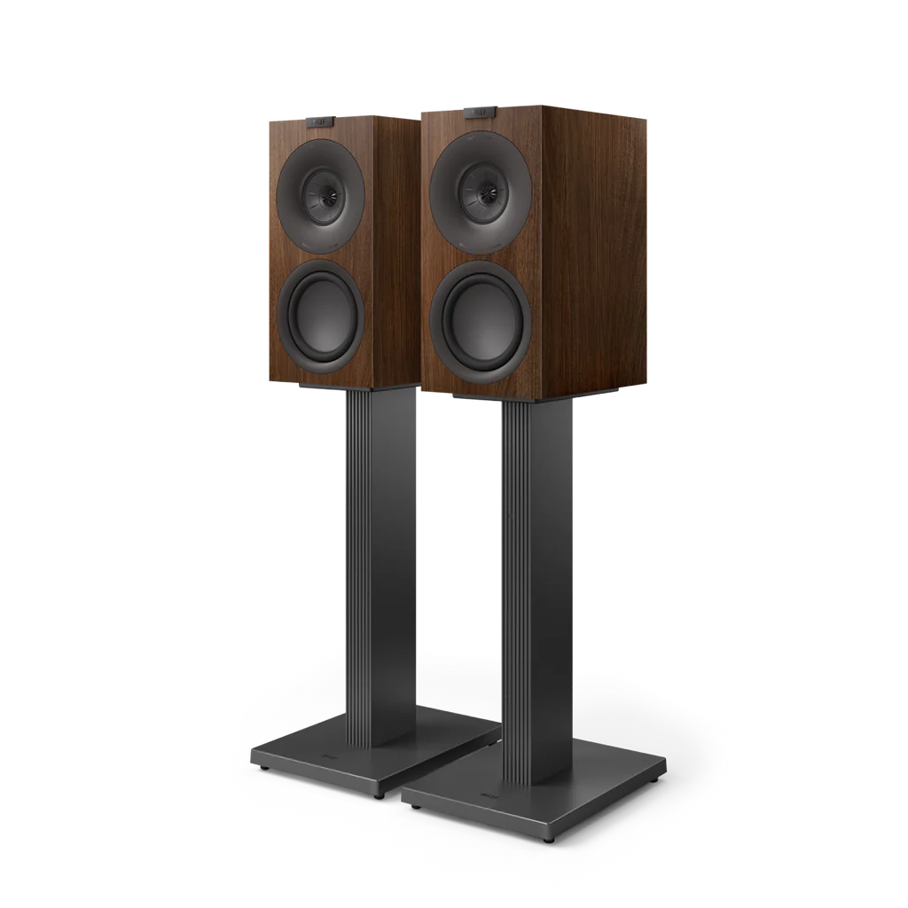 Douglas HiFi KEFSQ1 Stand for Q Series Stand Mount Speakers - Walnut Q Concerto and Slate Grey - Osborne Park -Perth - Western Australia