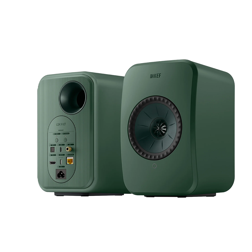 KEF LSXII LT Active Speakers - SAGE GREEN - DOUGLAS HiFi