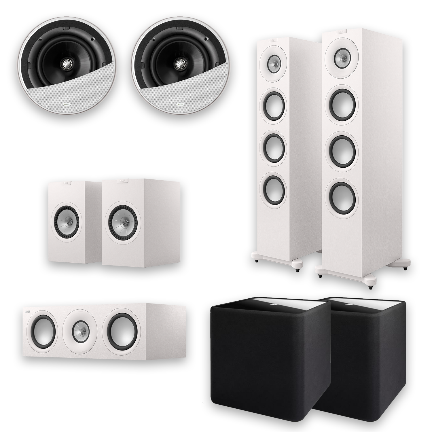 KEF Q META series 5.2.2 Cinema Speaker Pack